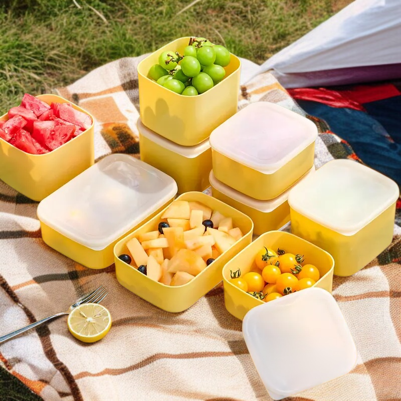 피크닉 과일 분리수납함 야외 보관함 치즈 파 생강마늘 전자레인지 수납함