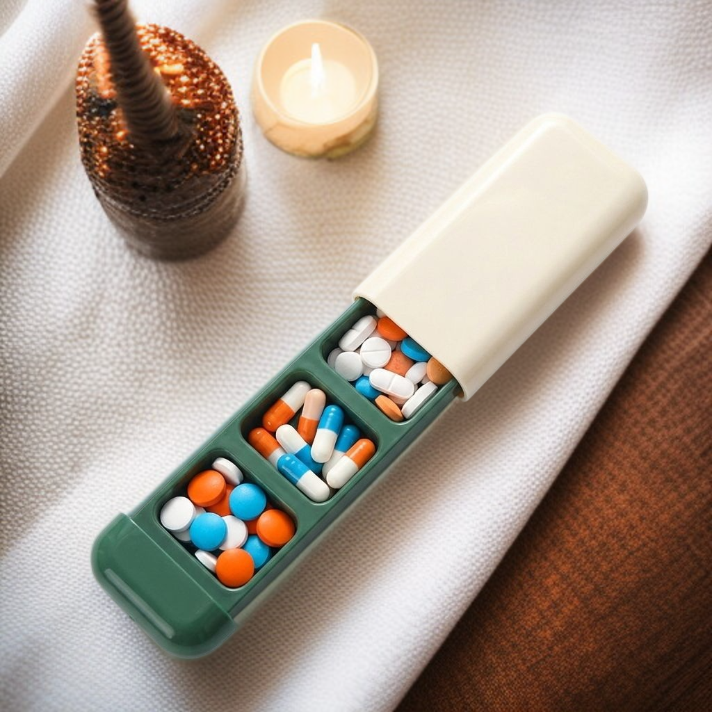 Tragbarer Pillenspender