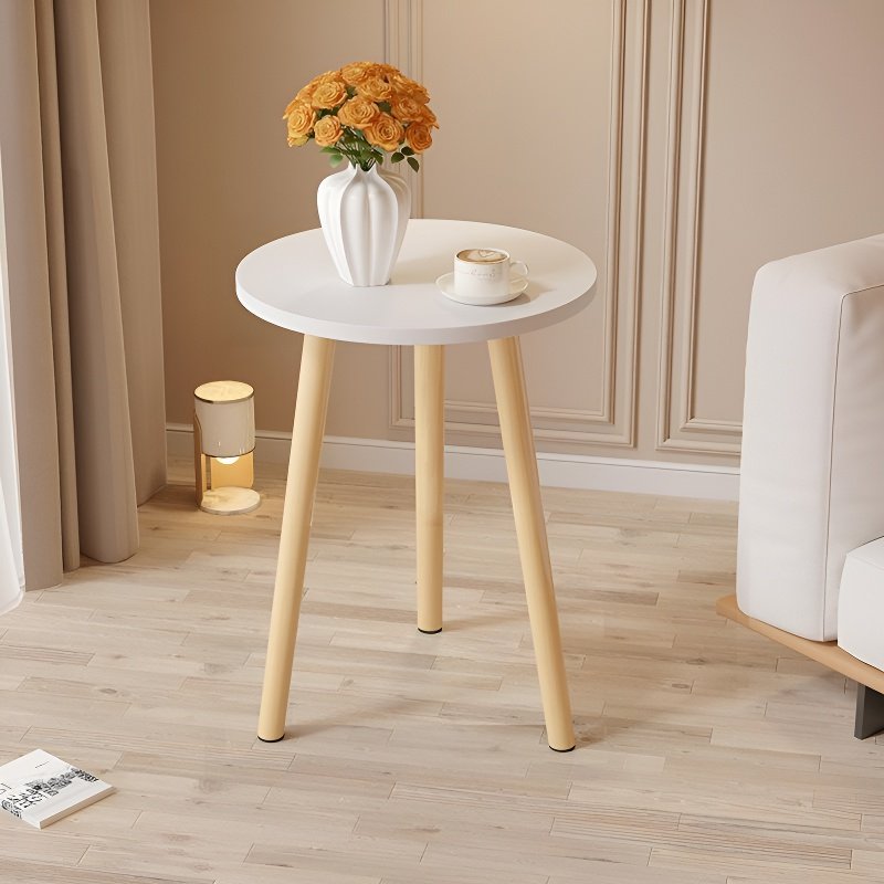 Petite table ronde créative pour salon, table basse de balcon