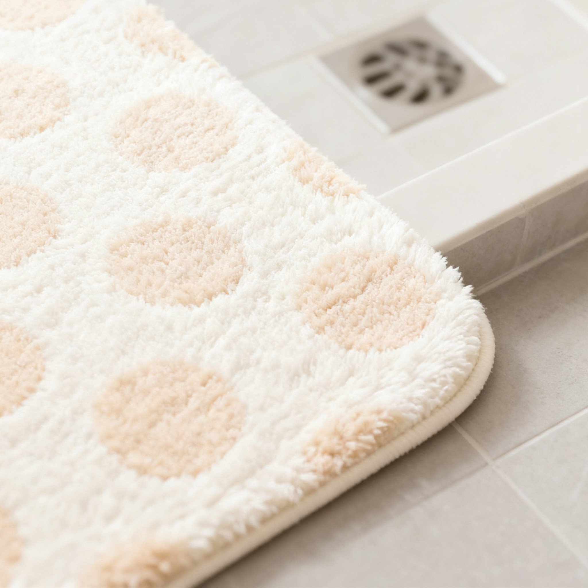 พรมเช็ดเท้ากำมะหยี่สำหรับห้องน้ำกันลื่น