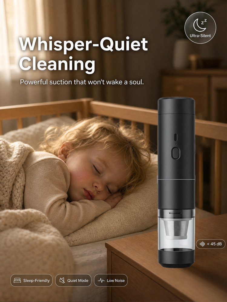 5-in-1 Blowing and Suction Integrated Car Vacuum Cleaner