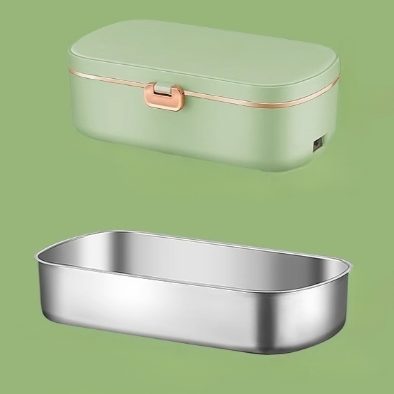 Hordozható víz nélküli melegítő ételdoboz