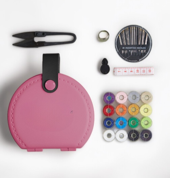 Estuche elegante para guardar materiales de costura