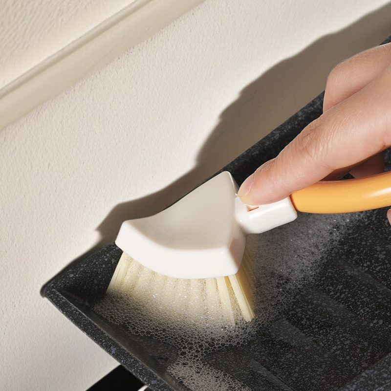 주방 물빠짐 선반 접이식 삼각 브러쉬 청소 틈새 청소 브러쉬 욕실 배수구 그물 바구니 청소 도구