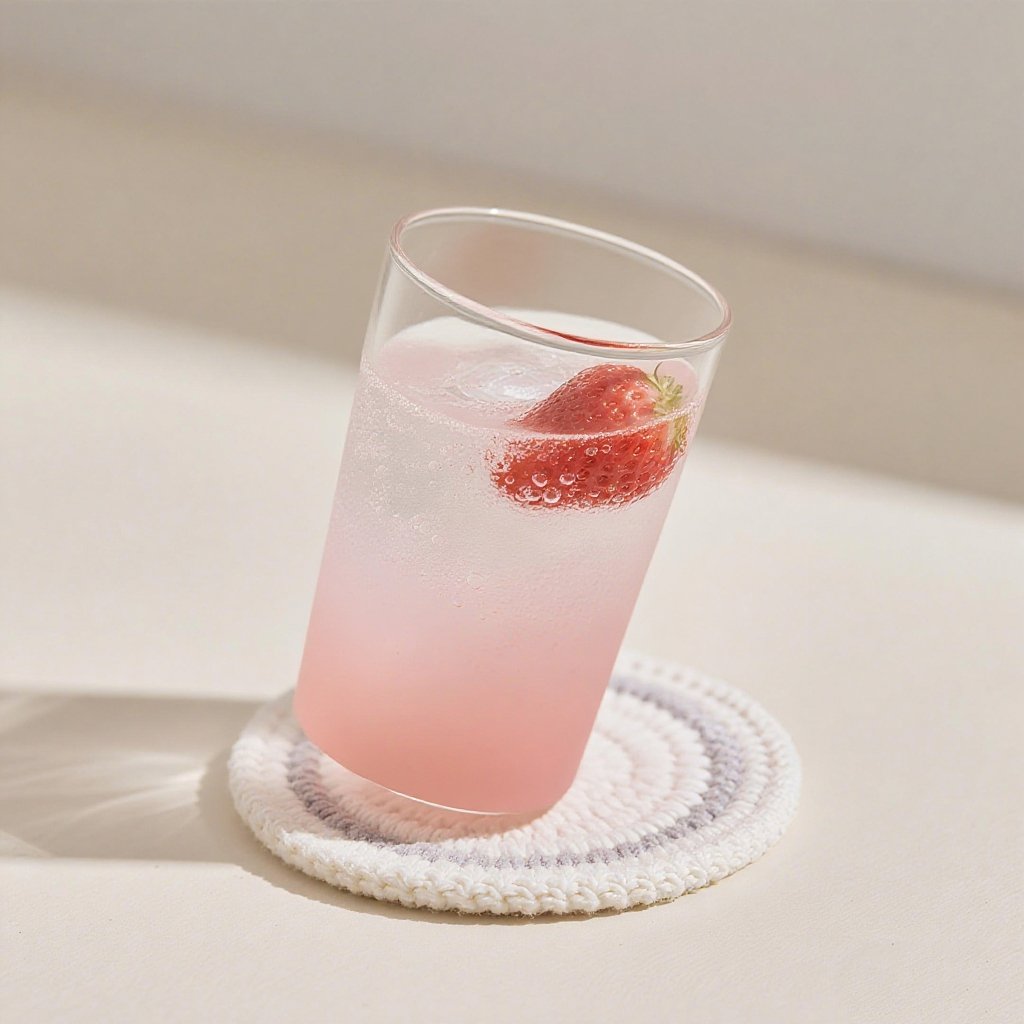 แก้วน้ำแก้วใสเนื้อสัมผัสด้าน ทันสมัย (2 ใบ/แพ็ค)