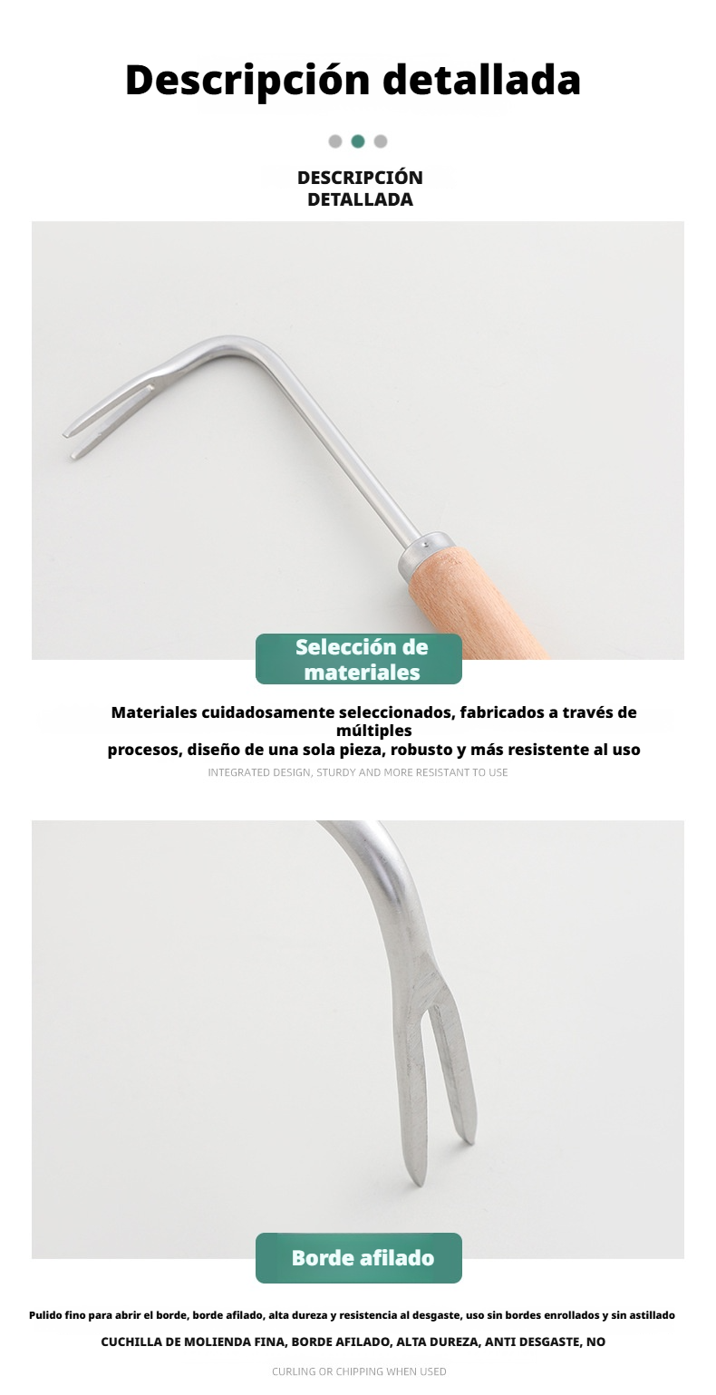Horquilla eficaz para trabajos de jardinería