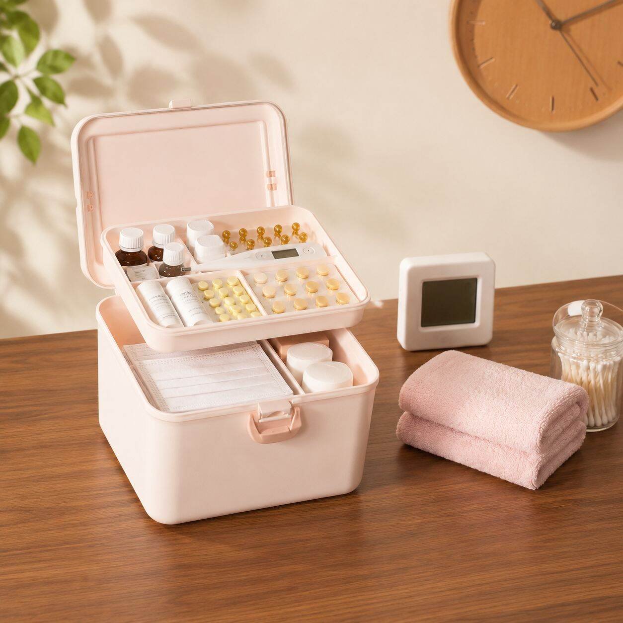 家庭用薬箱・ファミリーサイズ収納ボックス