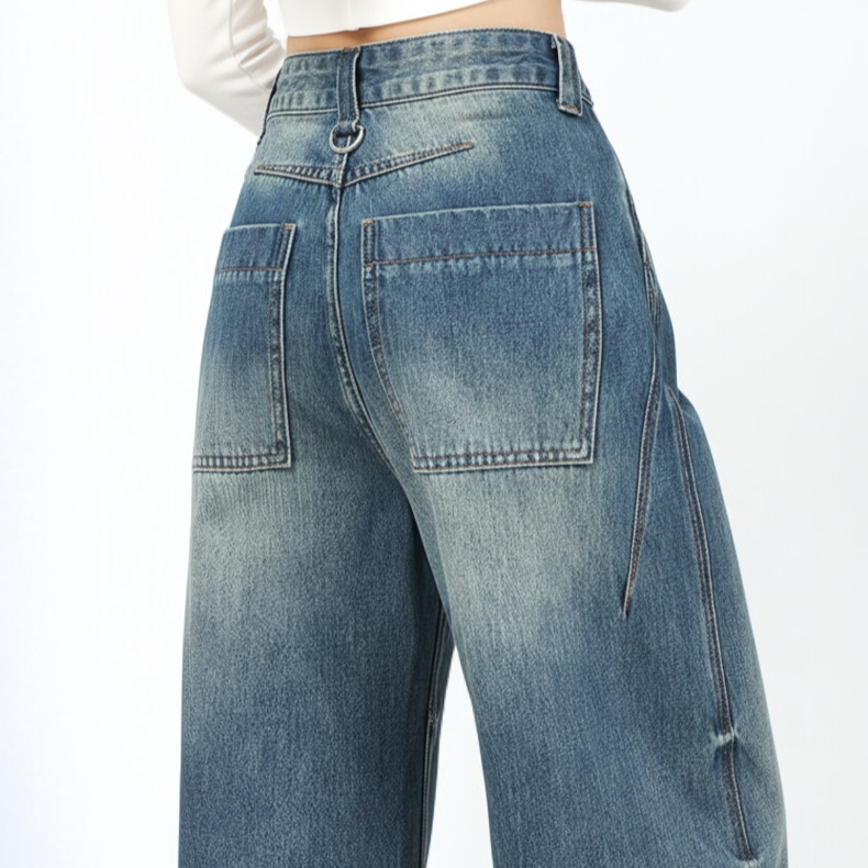 おしゃれなコーデにぴったりのワイドデニム