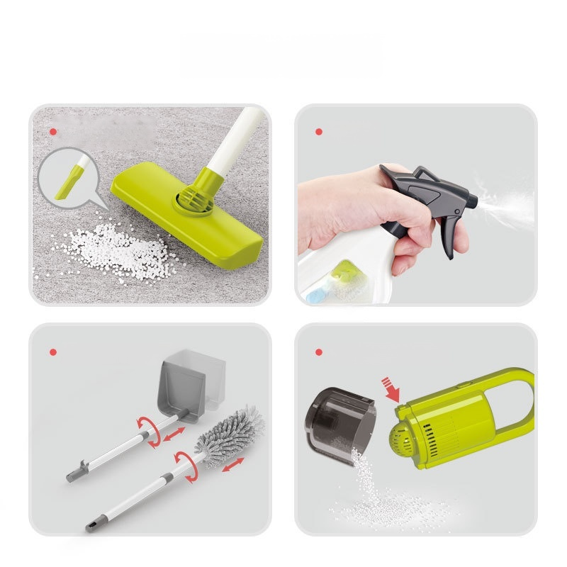 어린이 청소 놀이 도구 세트