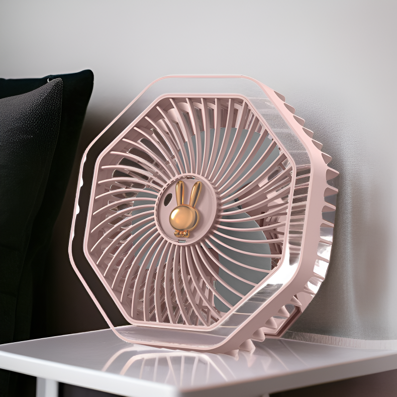 강력한 바람 휴대용 미니 선풍기, 다기능 야간조명, 여름 기숙사용