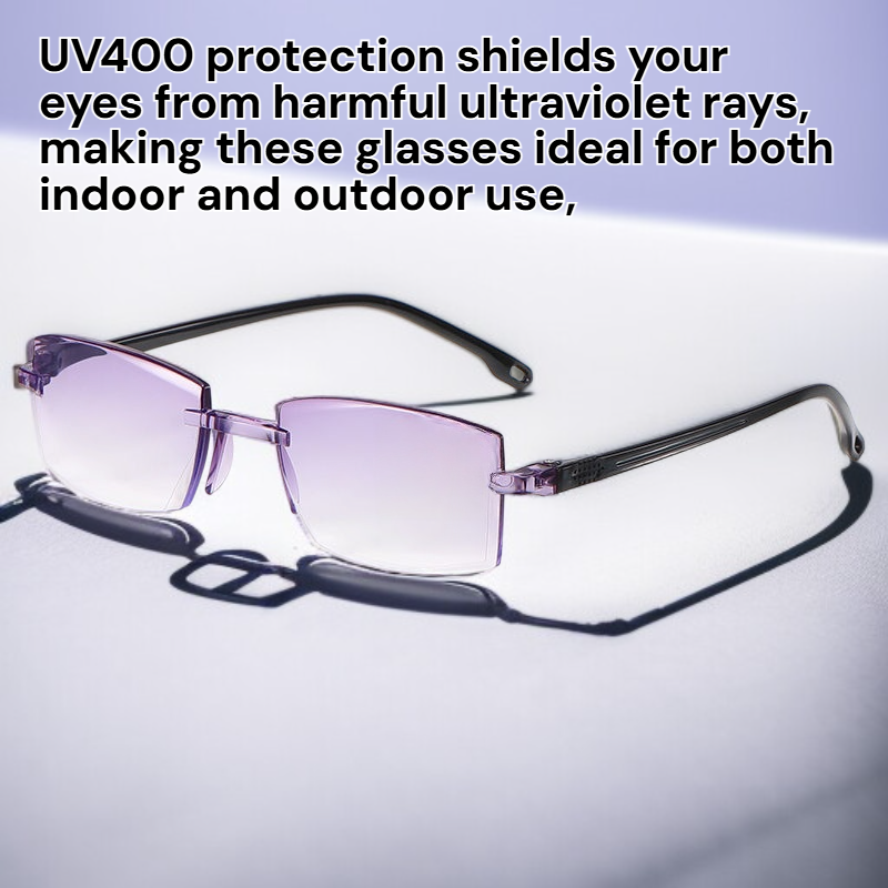 Smart Progressive Blue Light Blocking Night Vision Reading Glasses