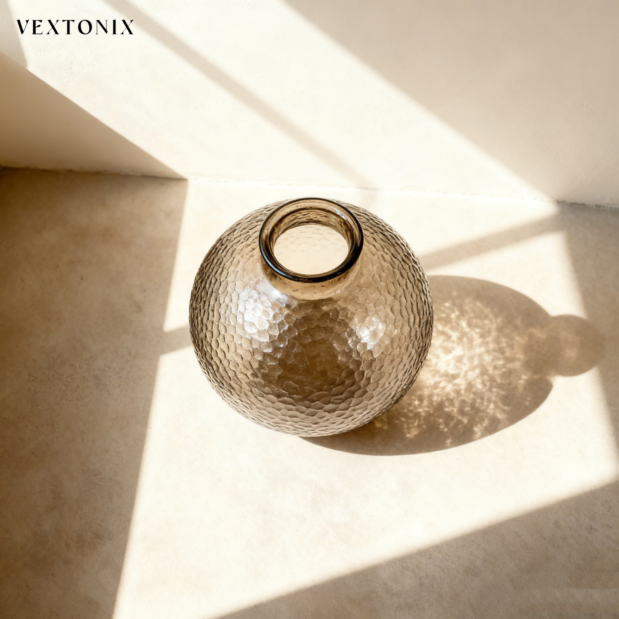 ขวดแก้วตกแต่งฟองอากาศ