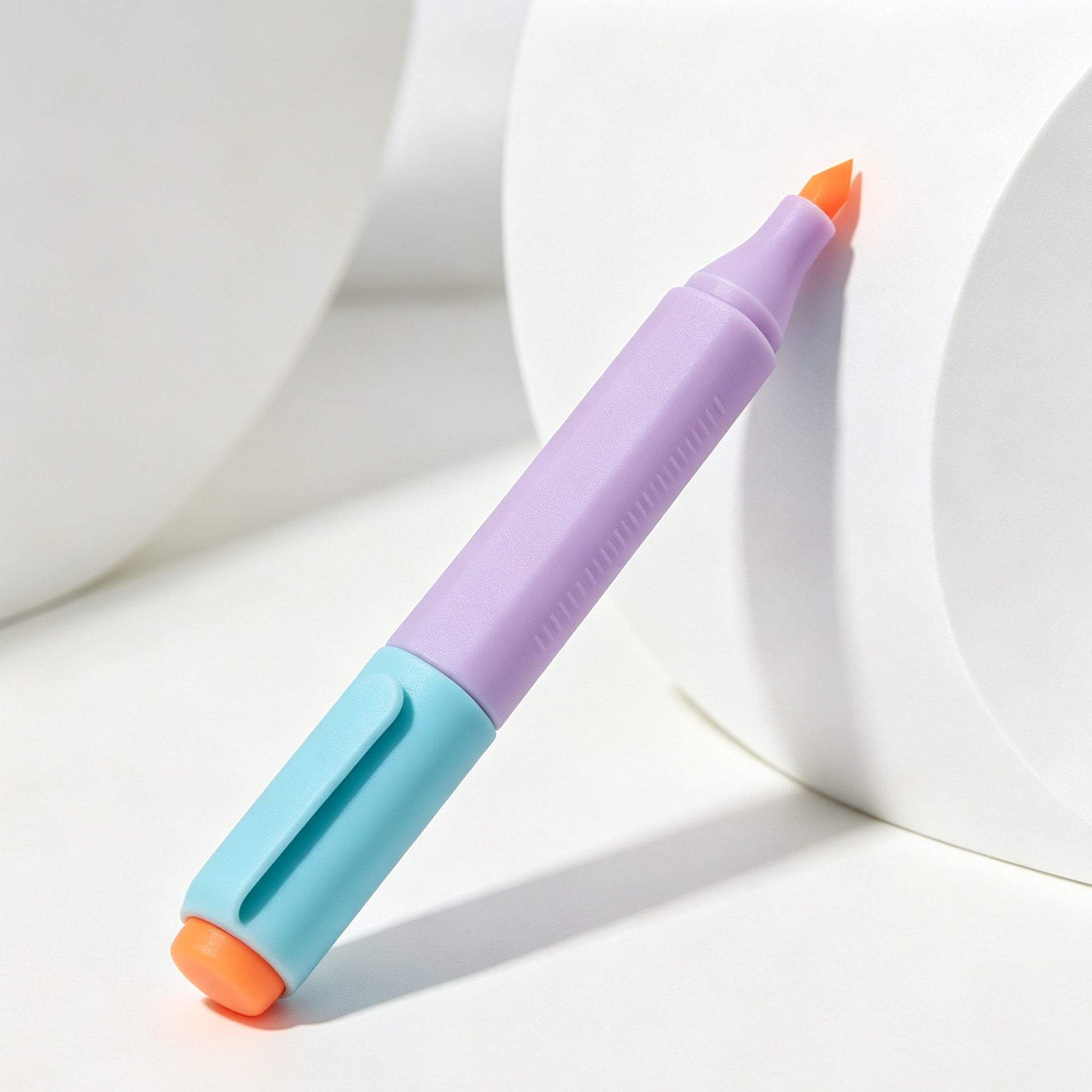 マカロン色の蛍光ペン（5本セット）