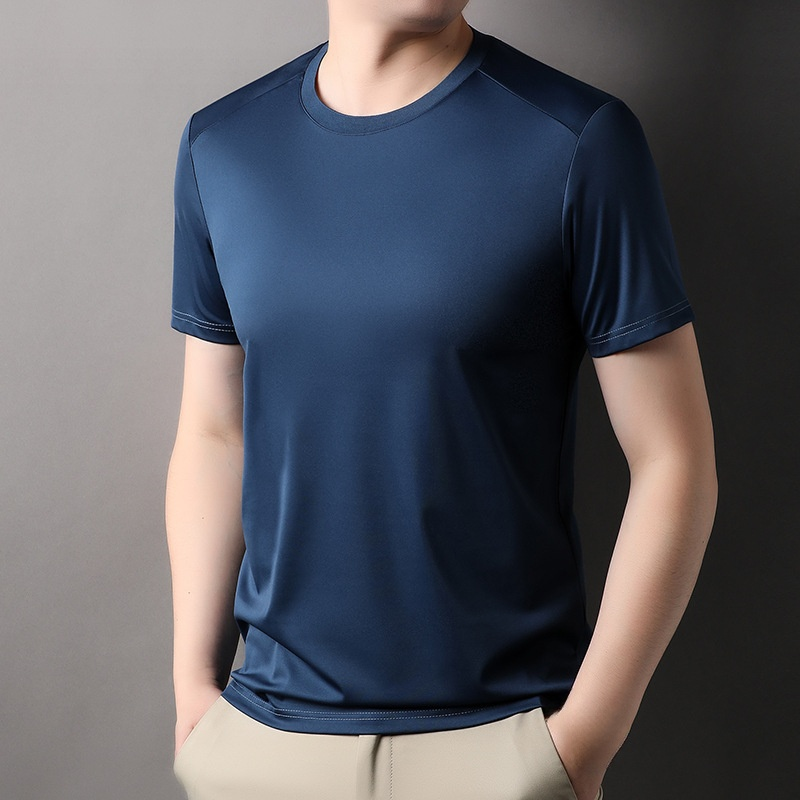  シンプル無地半袖Tシャツ