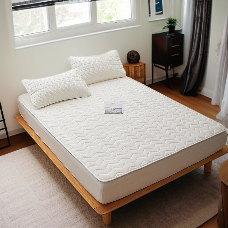 면 전체 매트리스 쿠션 가정용 침실 싱글 항균 요 미끄럼 방지 매트리스 순면 얇은 매트 접이식