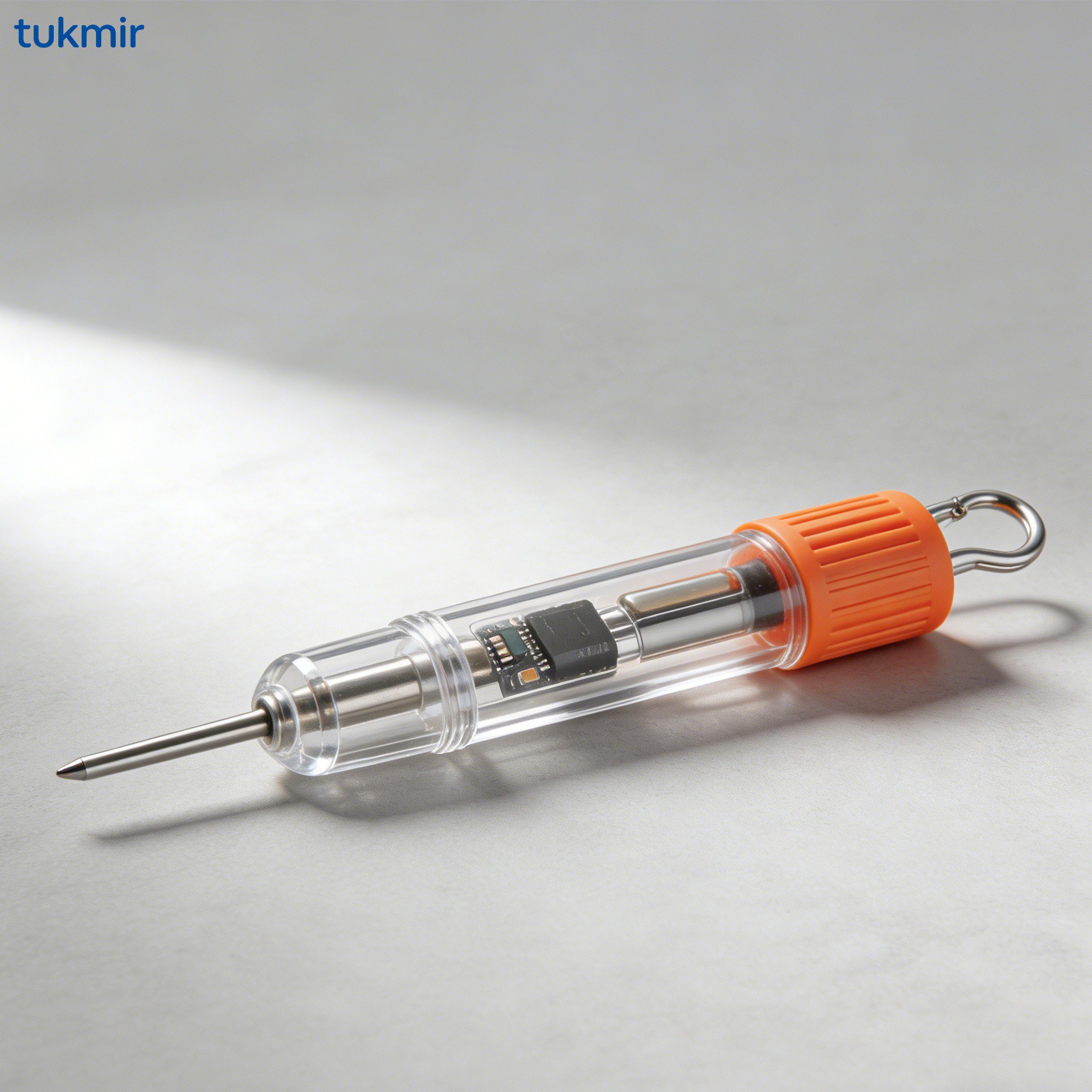 Close-up of voltage testers showing durable design