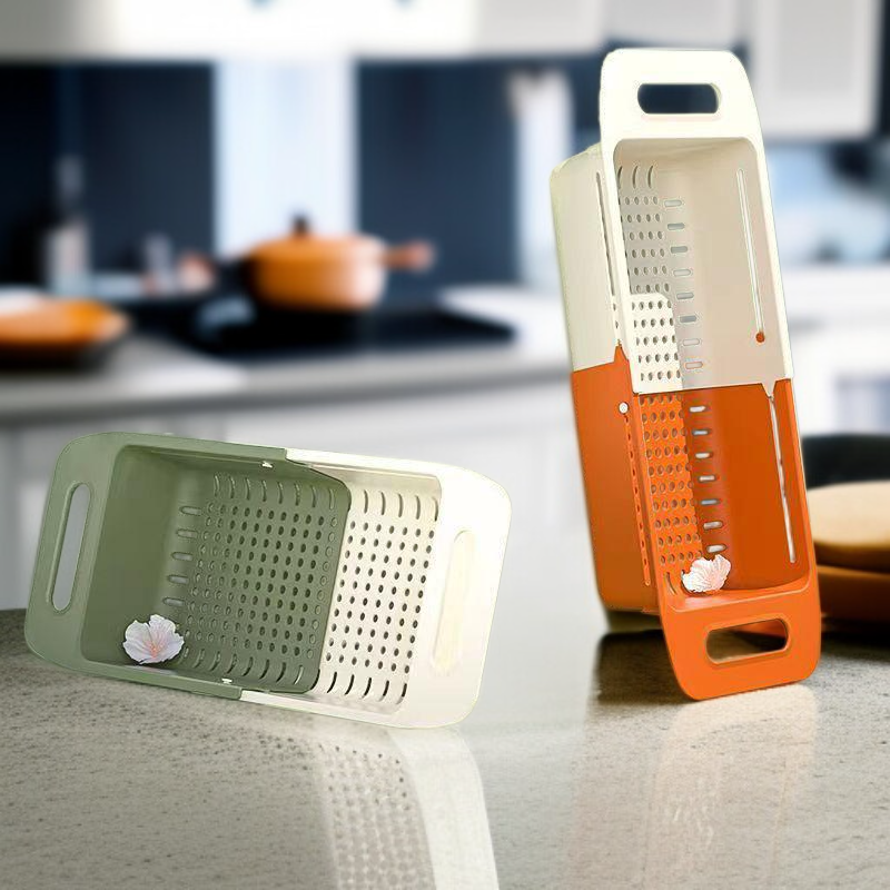 Zlew kuchenny i stojak na zmywarkę do organizacji i sprzątania domu