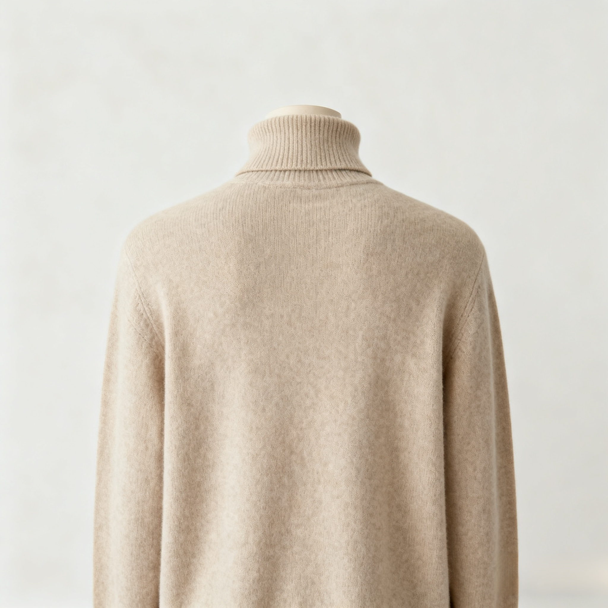 Grauer Strickpullover als Basic – Vorderansicht