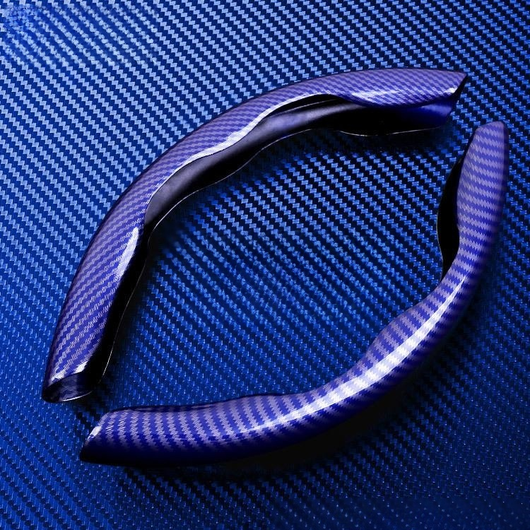 Carbon fiber steering wheel cover