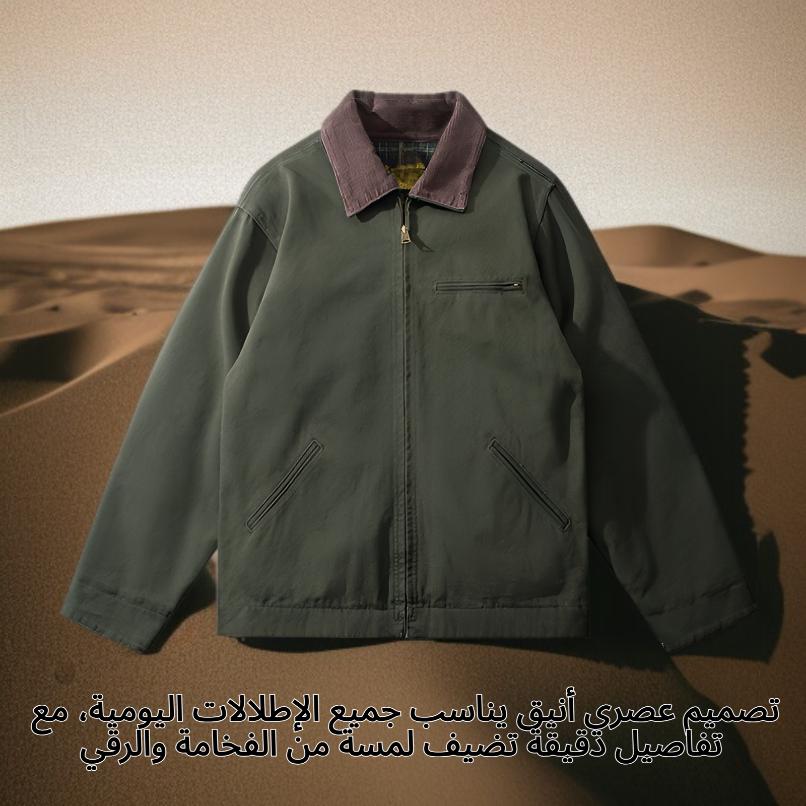 سترة سميكة من القماش