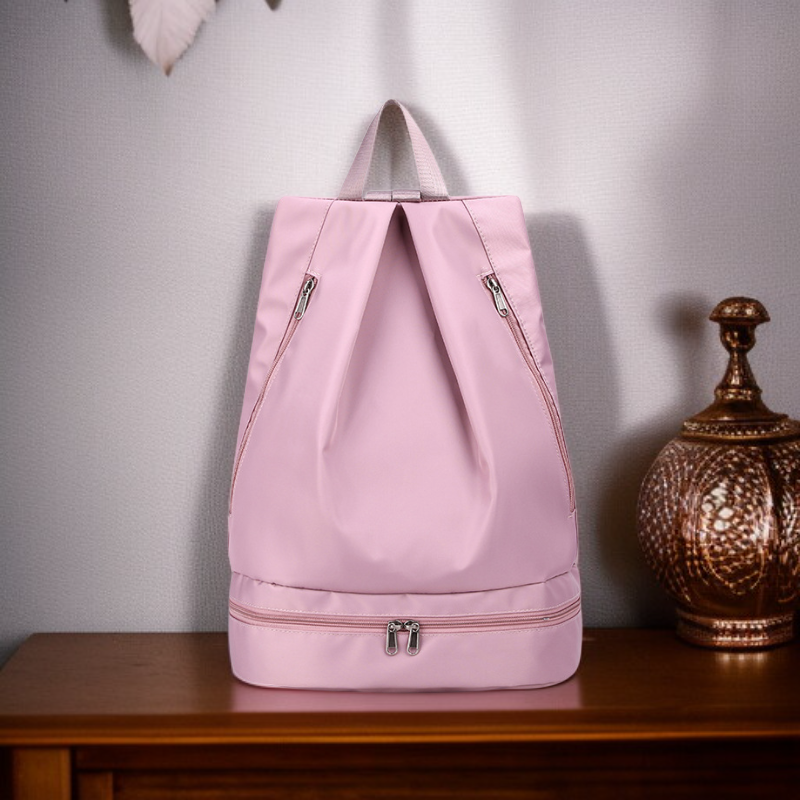 Dry and wet separation sports bag