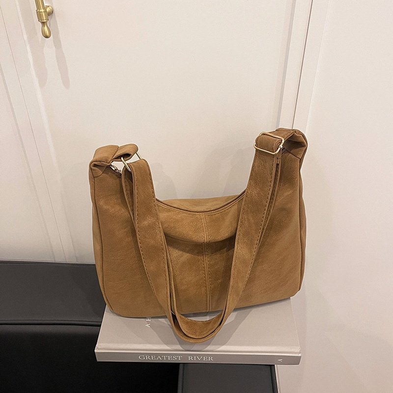 復古氣質休閒單肩托特包