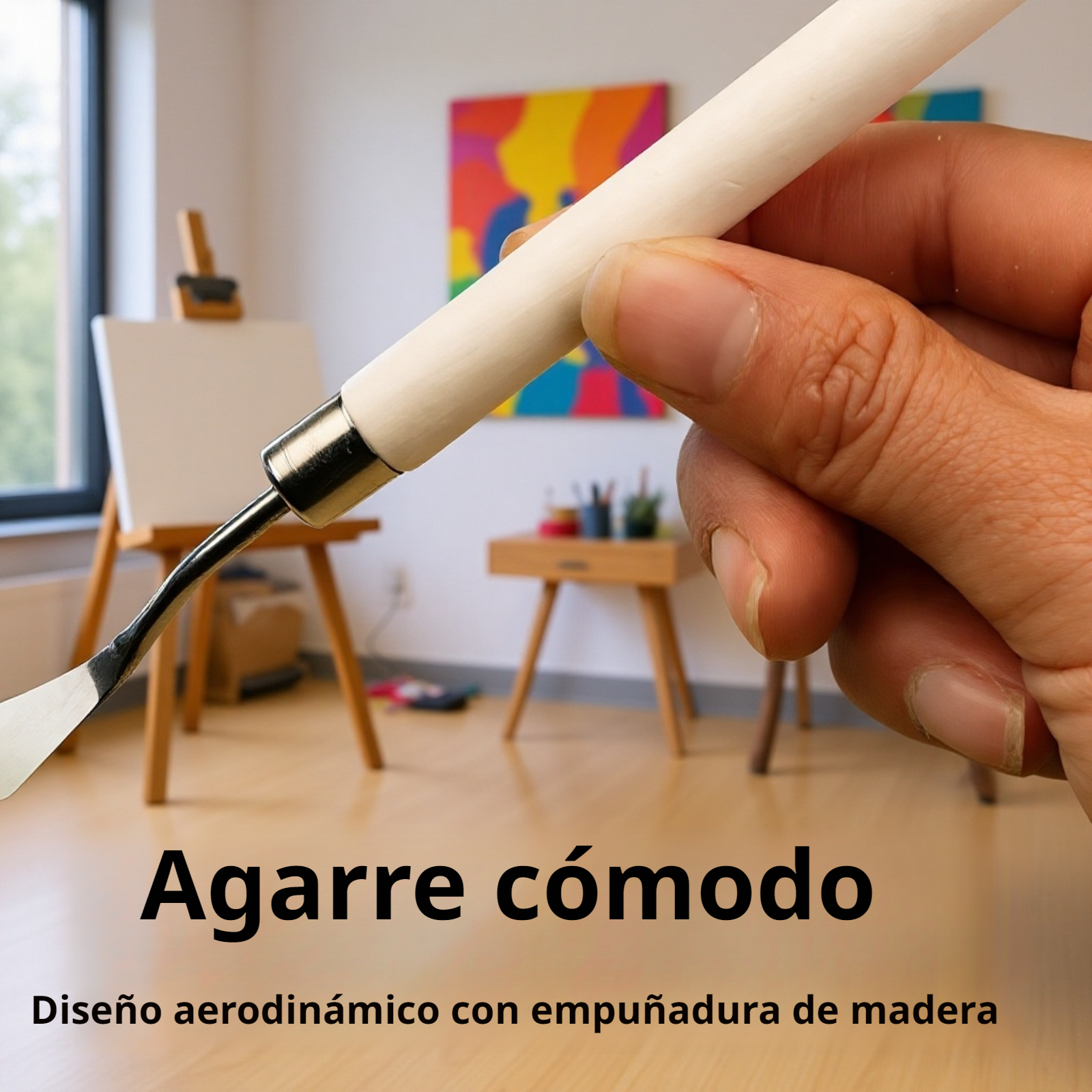 Kit de 5 cuchillos de paleta de acero inoxidable, paletas puntiagudas