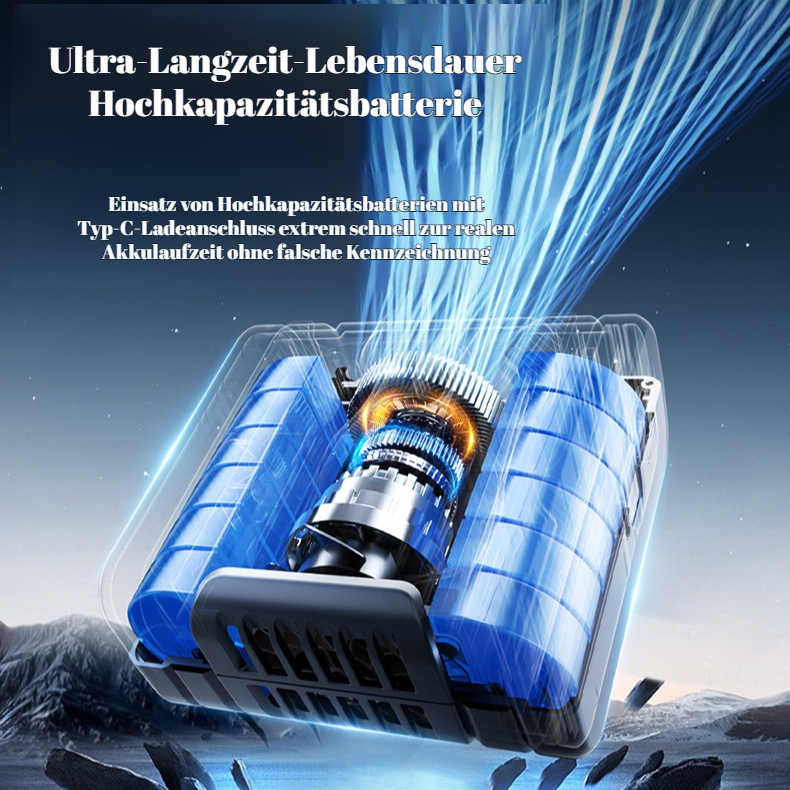  Outdoor Ventilator mit zwei Luftauslässen zum Befestigen an der Taille