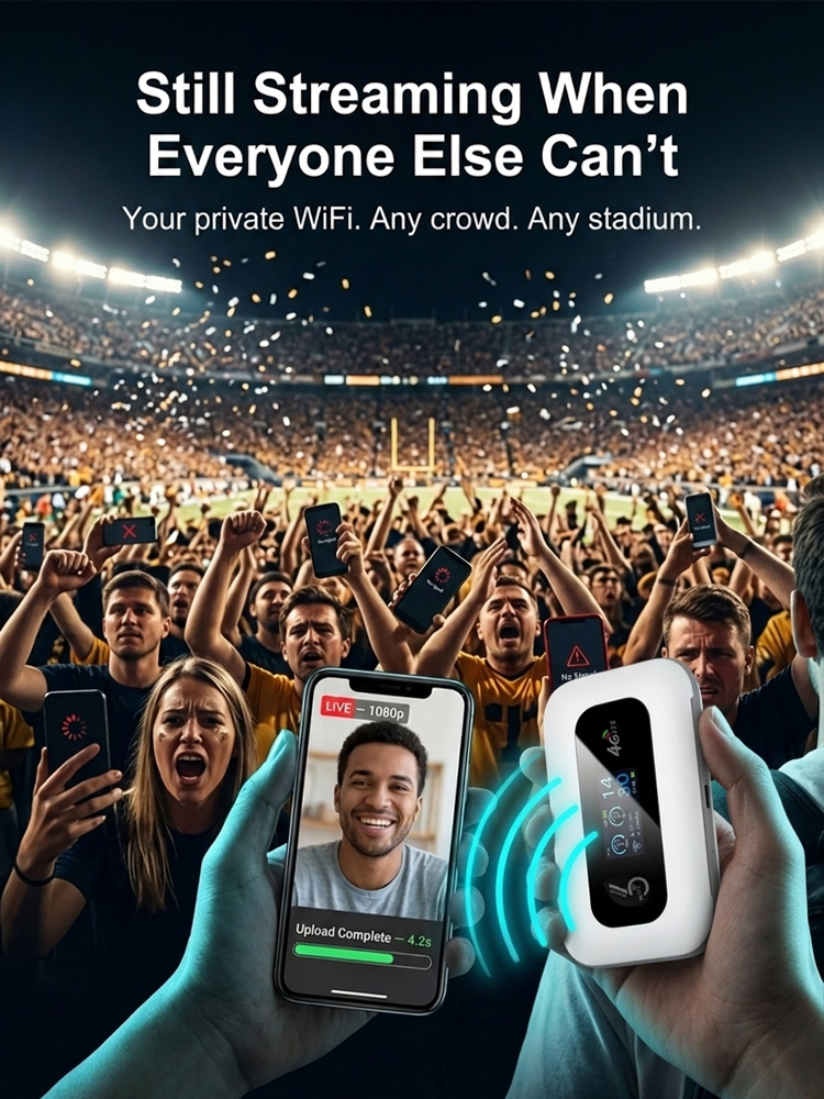 JS-Plug and connect, long battery life, high-speed portable WiFi
