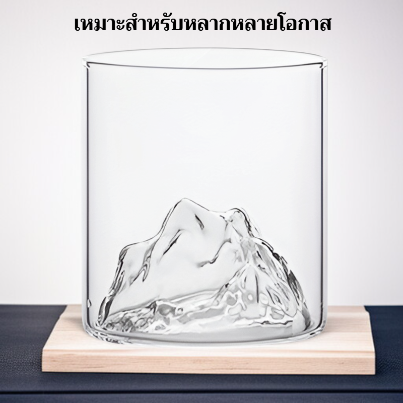 แก้วน้ำแก้วใส สไตล์มินิมอล สำหรับเครื่องดื่ม