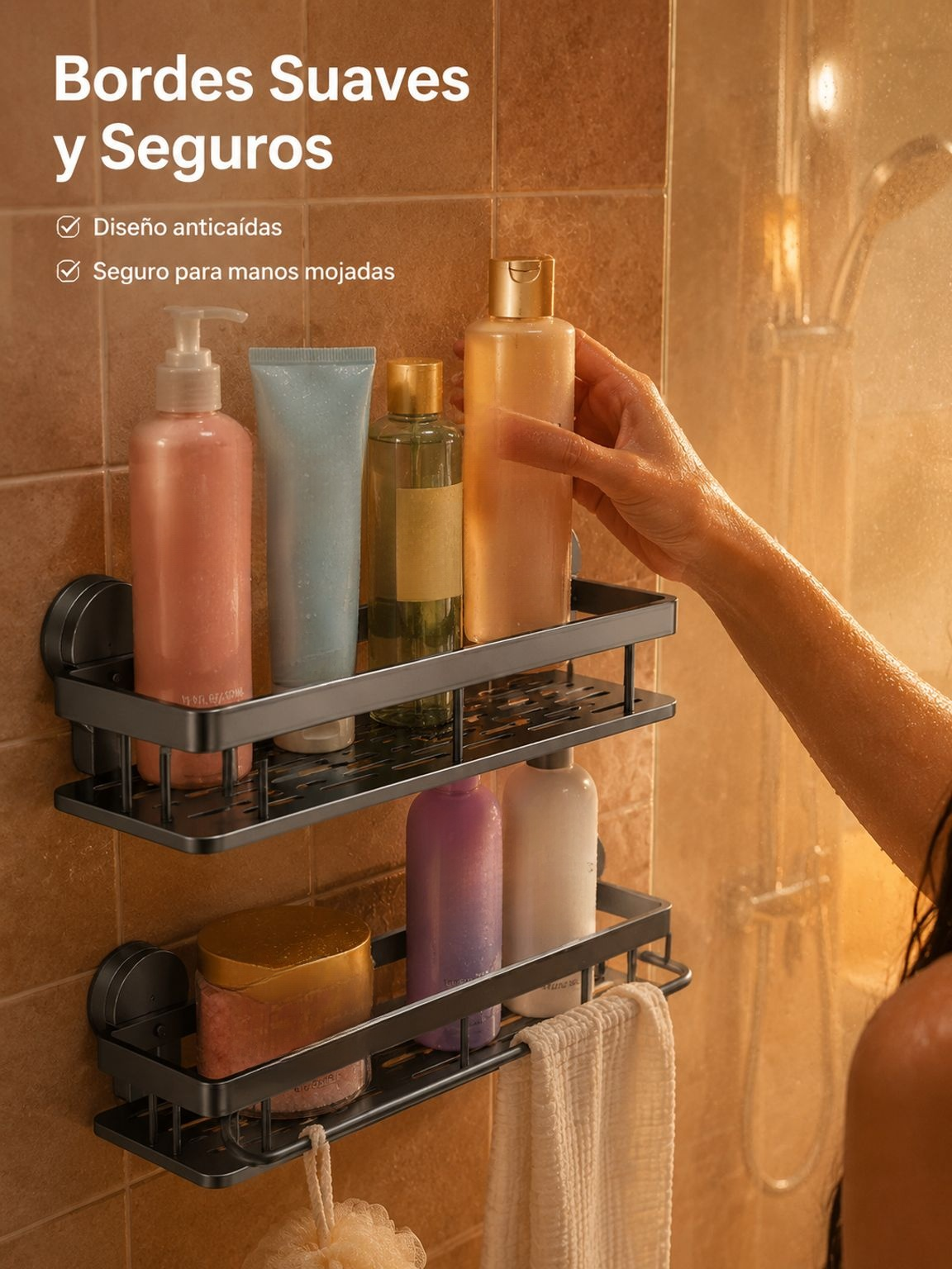 Estante organizador de encimera para accesorios de cocina
