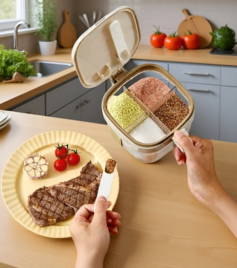 キッチンに便利な調味料保存容器