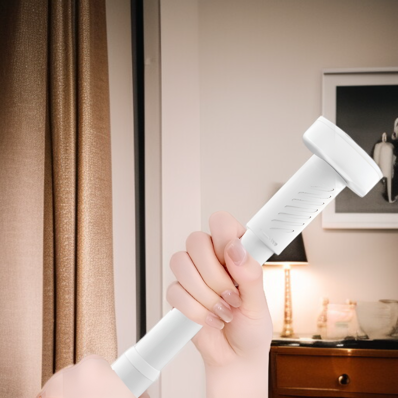 穴あけ不要の突っ張り棒物干し使用イメージ