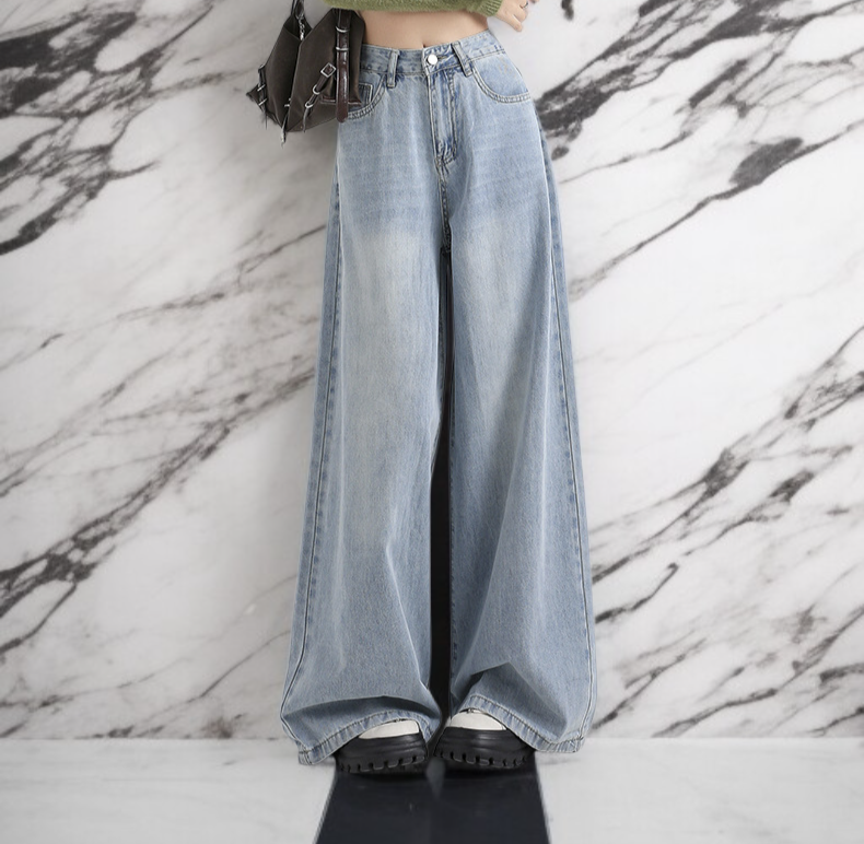 メンズ・レディース兼用のルーズジーンズ