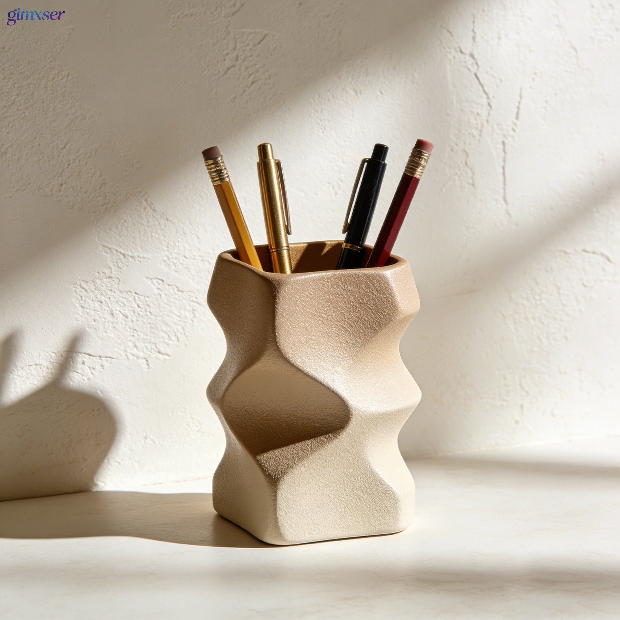 Multifunctional office pen holder