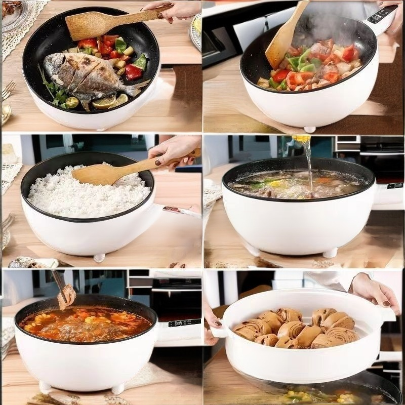 家庭用大容量電気フライパン