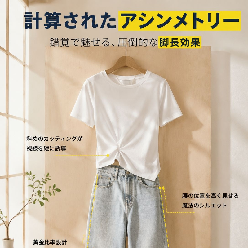 女性用コットン半袖Tシャツ