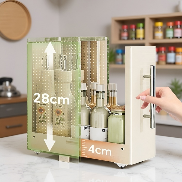 Kuchenny wysuwany stojak na przyprawy, organizer na akcesoria kuchenne