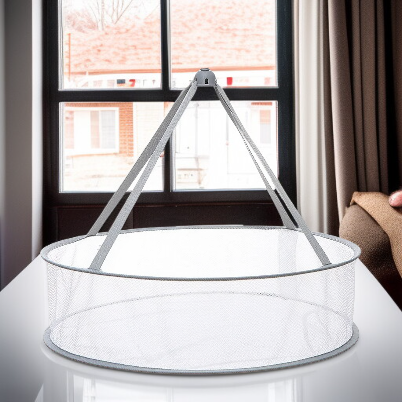 ราวตากผ้าแบบพับได้ ตาข่ายระบายอากาศสำหรับตากผ้า