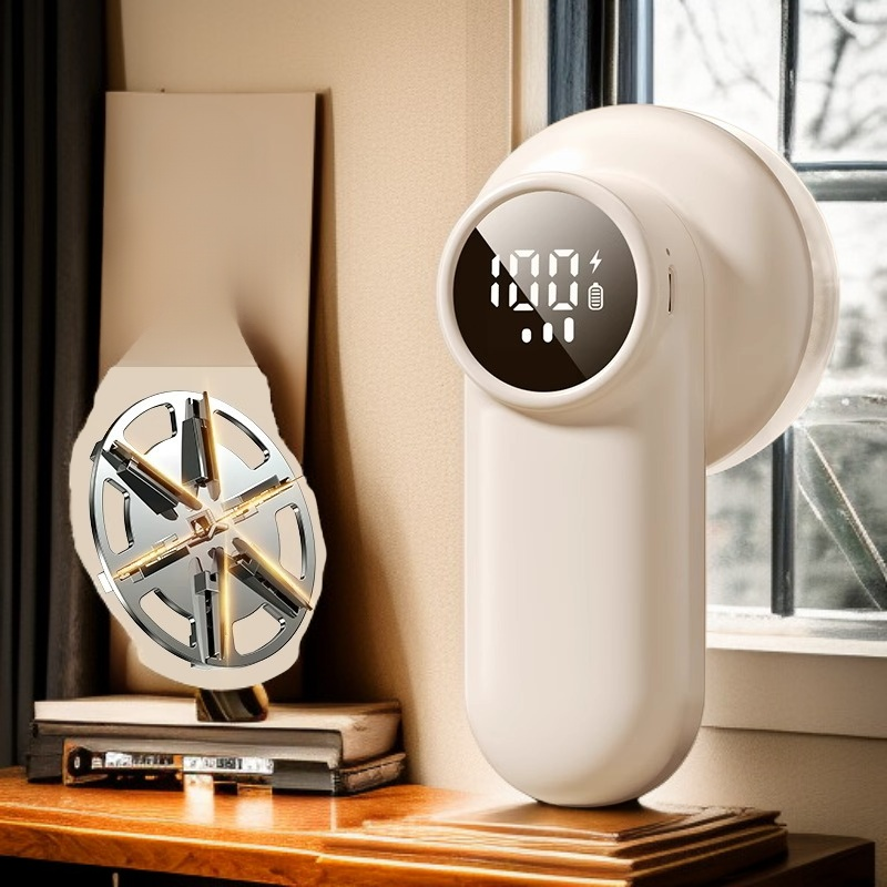 Neuer kleiner tragbarer Haarballenschneider, wiederaufladbarer Haarballenschneider mit Digitalanzeig