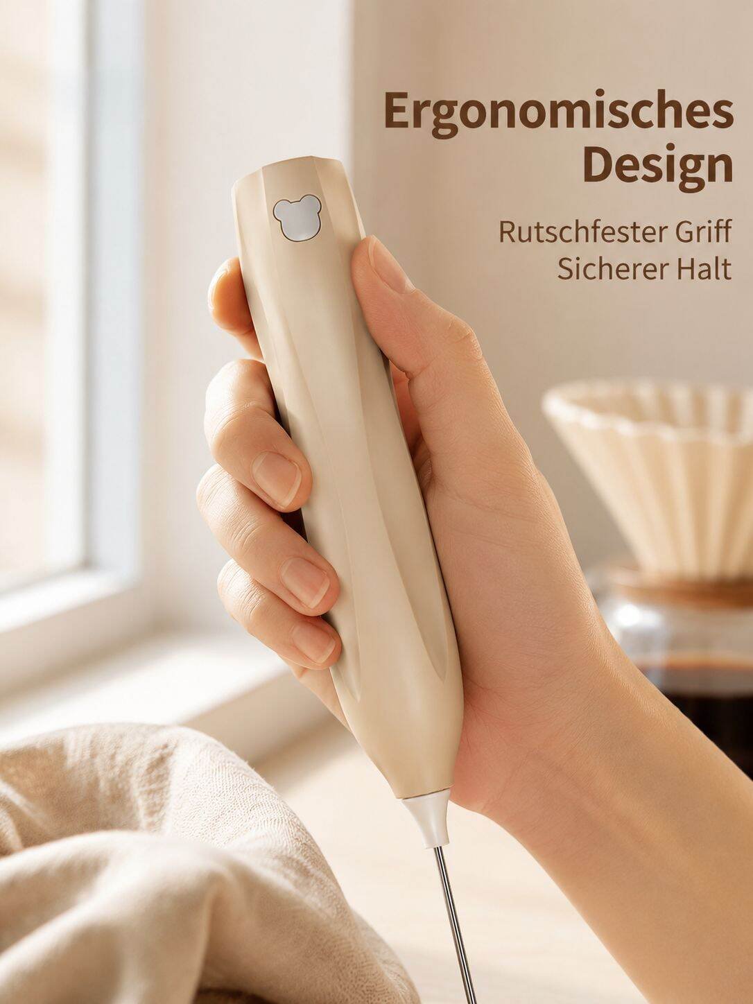 Elektrischer Eiermixer für den Haushalt, Milchaufschäumer, Handmixer