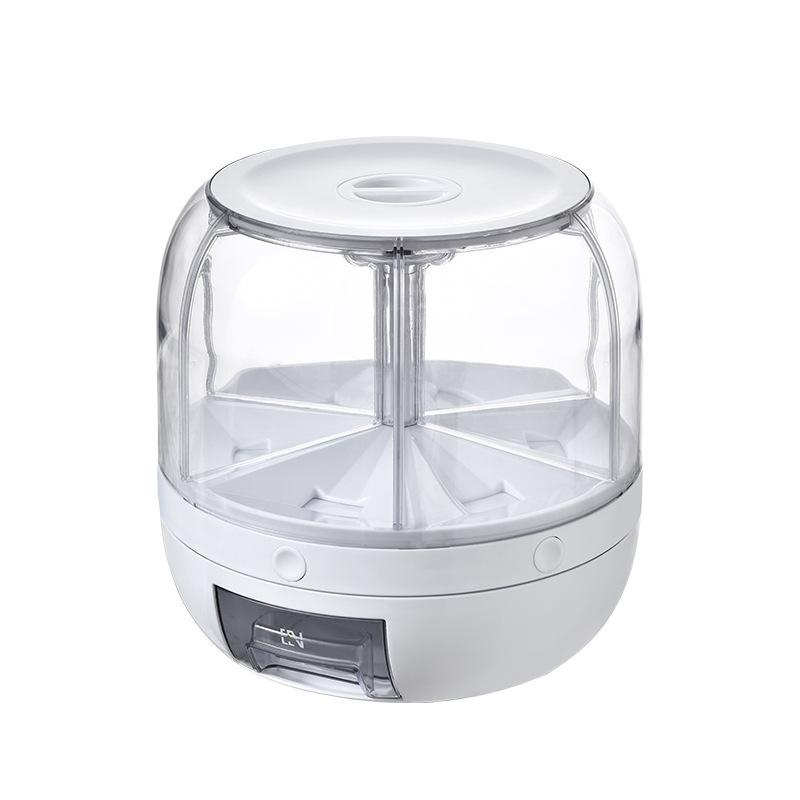 Rotatable Multi-Grain Rice Barrel, Pest-Proof and Sealed Rice Storage Container