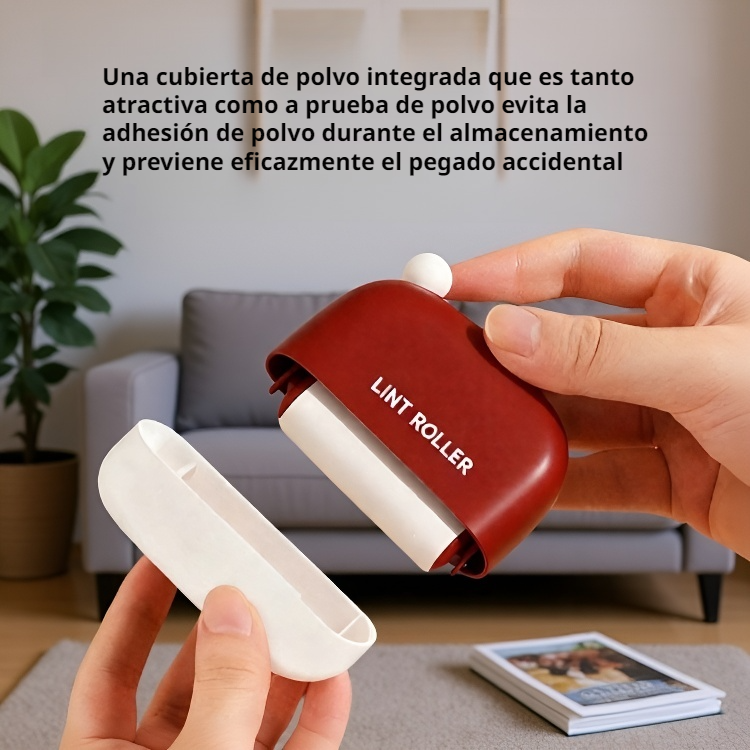 Rodillo Quitapelusas Mini Portátil para Ropa