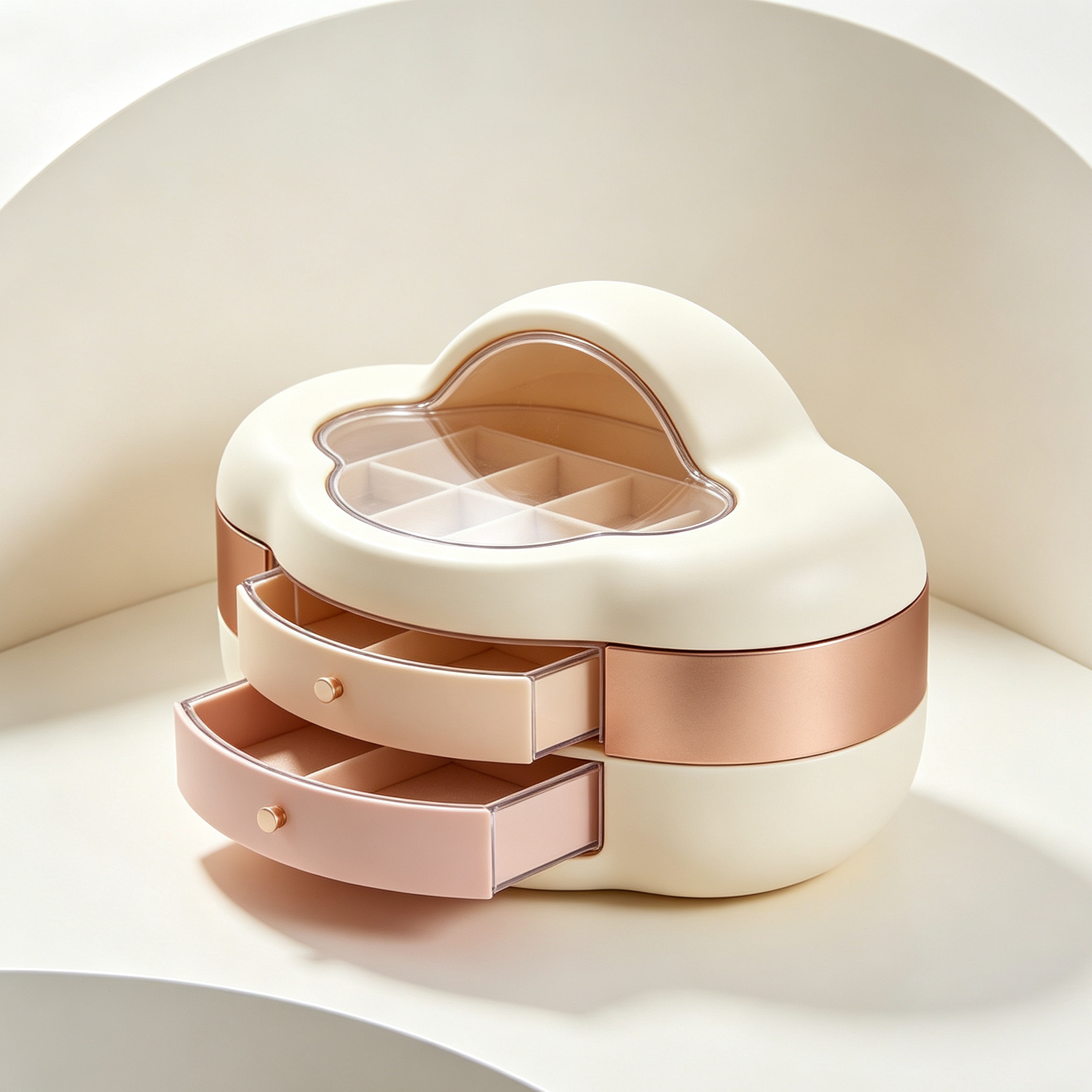 Cloud-shaped jewelry storage boxes (3 pieces)