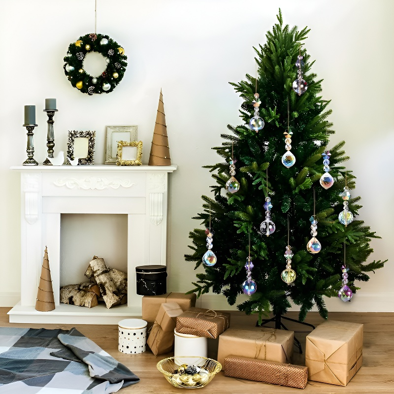 Prism glass ball decoration