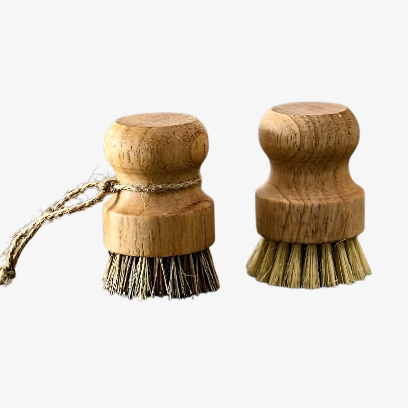 가정용 코코넛 그릇 수세미 다용도 주방 청소 도구 짧은 손잡이 천연 식물 오염 제거 브러시 설거지 브러시