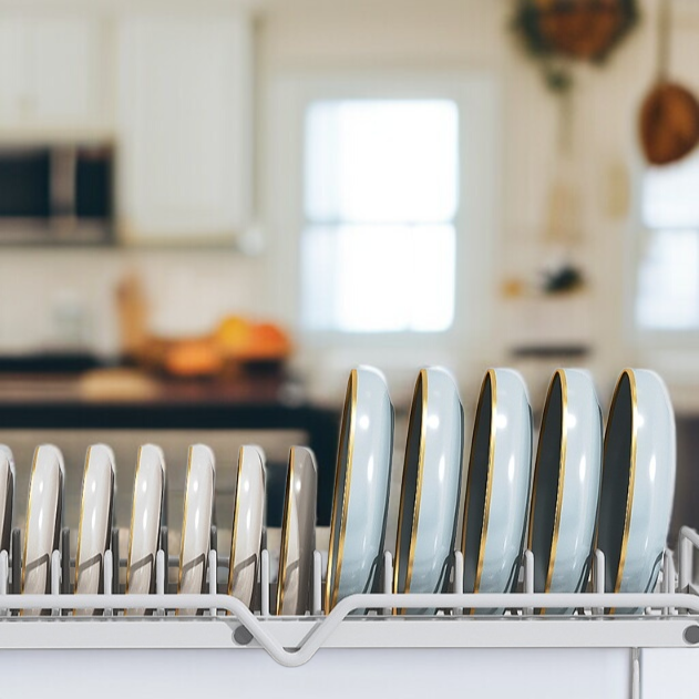 테이블 접시 선반 미끄럼 방지 물빠짐 선반 수납 바구니 주방 찬장