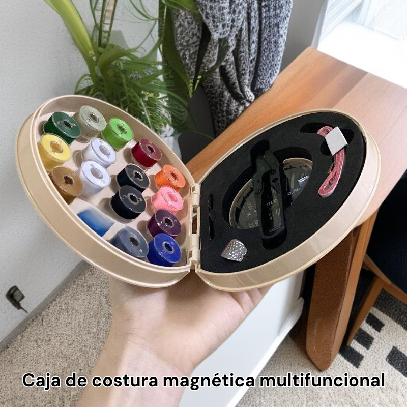 Caja de Costura Magnética Multifuncional de Alta Gama Portátil para el Hogar