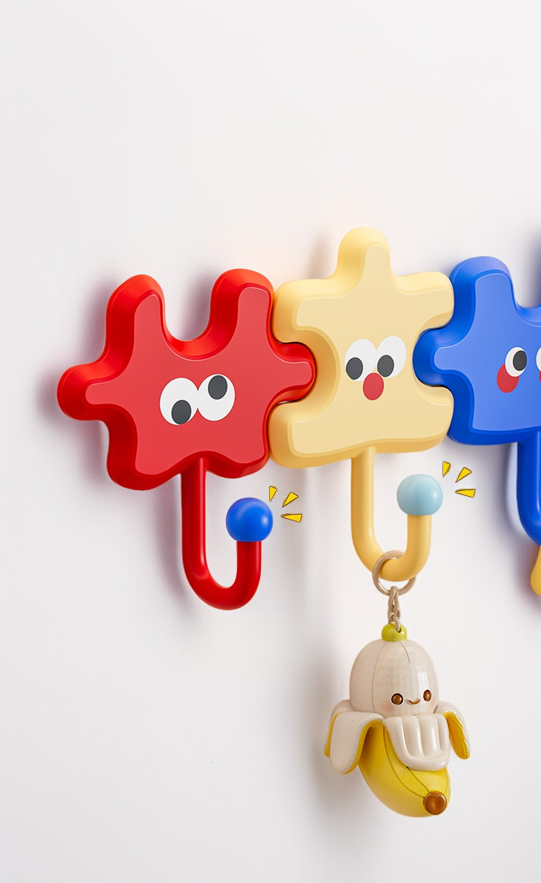 다양한 색상의 도파민 퍼즐 후크