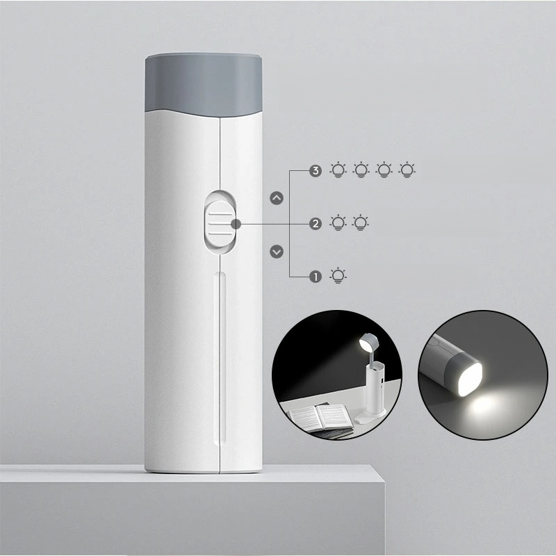 4-in-1 Retractable Flashlight & Desk Lamp